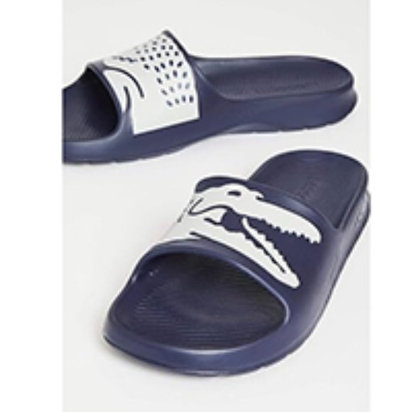 New Lacoste MEN\'S CROCO 2.0 SLIDES (For Men)